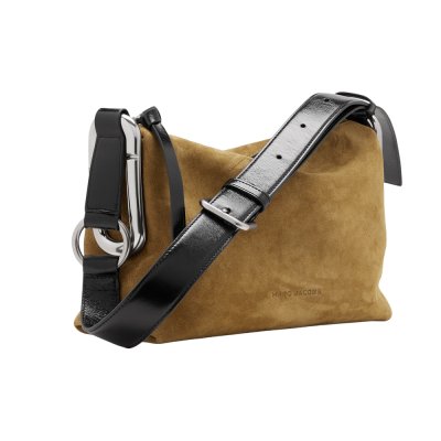 THE SCENE MEDIUM SHOULDER BAG IN SUEDE
